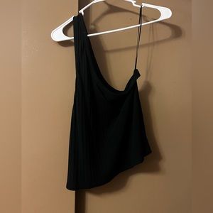 🦅 one arm off the shoulder, American eagle tank top